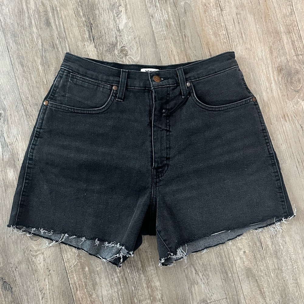 Wrangler Shorts Black Jean Denim M 30